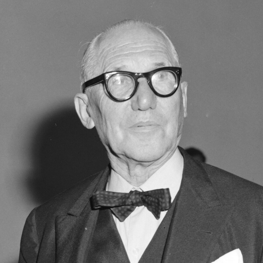 Le Corbusier looking at the camera