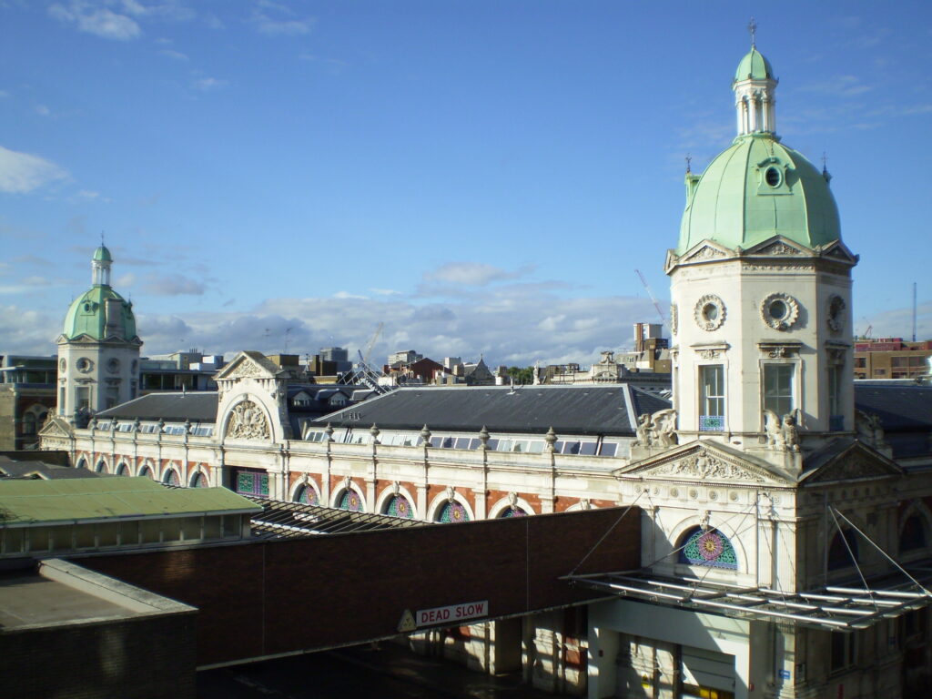 Picture of Smithfields Market in London on a sunny day